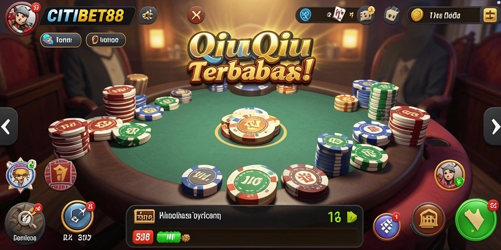 Tampilan gameplay QiuQiu yang seru di CITIBET88.