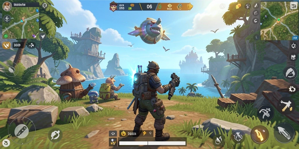 Tampilan gameplay D06 yang mengesankan di dunia terbuka.