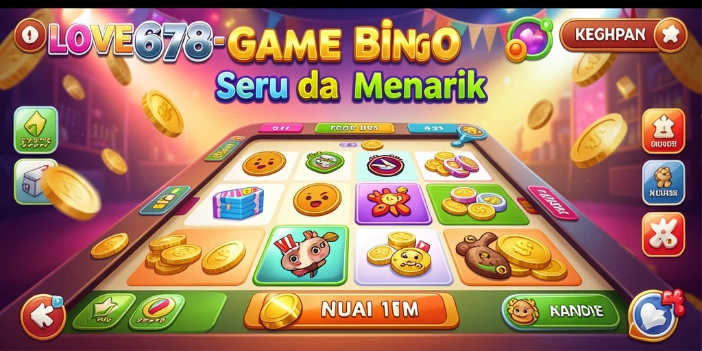 Tampilan gameplay seru dari LOVE678 saat bermain Bingo.
