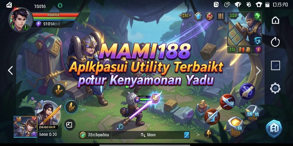 Screenshoot tampilan antarmuka MAMI188 yang menarik.