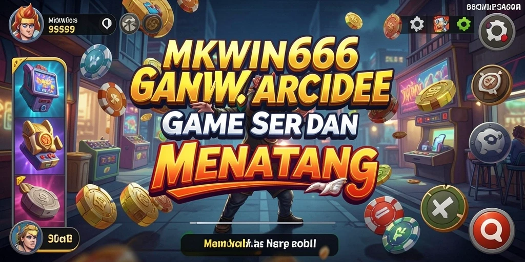Tampilan gameplay seru dalam MKWIN666 dengan berbagai tantangan unik.