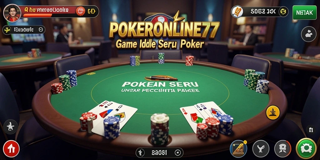 Tampilan gameplay <strong>POKERONLINE77</strong> yang menarik dan interaktif.
