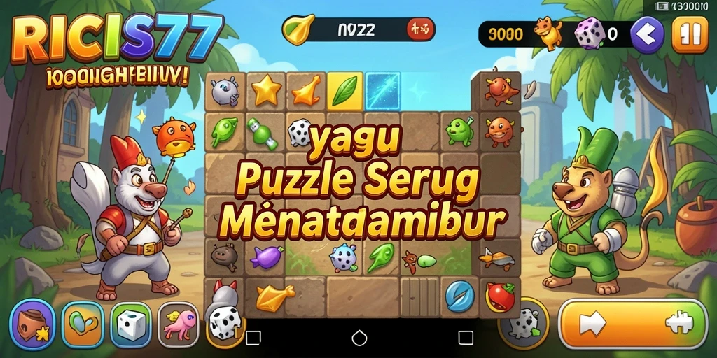 Tampilan gameplay RICIS77 yang seru dan menantang.