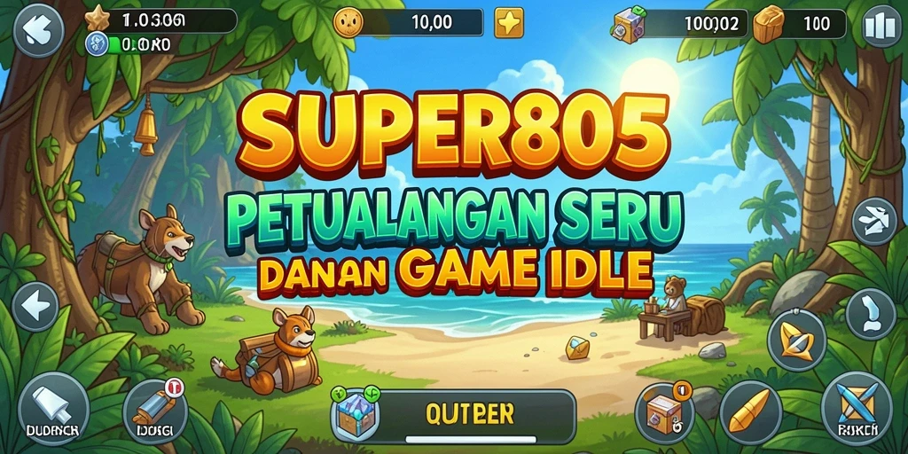 Tampilan gameplay <strong>SUPER805</strong> yang menawan dan menarik.