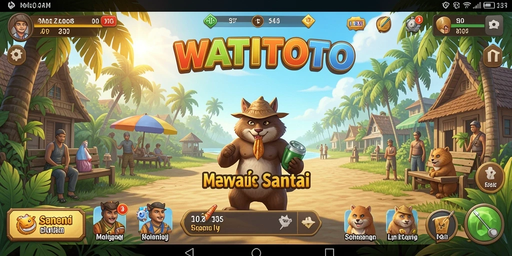 Tampilan gameplay WATITOTO dengan tantangan yang menarik dan menyenangkan.